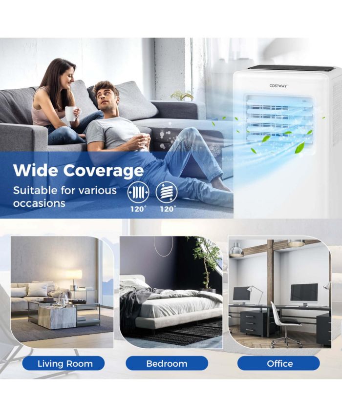 8000 BTU Portable Air Conditioner 3 in 1 Air Cooler with Fan & Dehumidifier 5000 BTU(8000BTU ASHRAE)