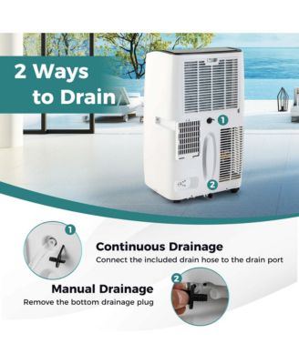  12000 BTU Portable Air Conditioner with Heat Smart WiFi Enabled Home AC Unit 8000 BTU(12000BTU ASHRAE)