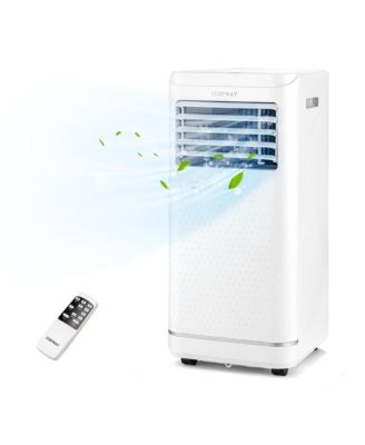 Costway - 8000 BTU Portable Air Conditioner with Dehumidifier & Fan Mode, up to 250 Sq.Ft