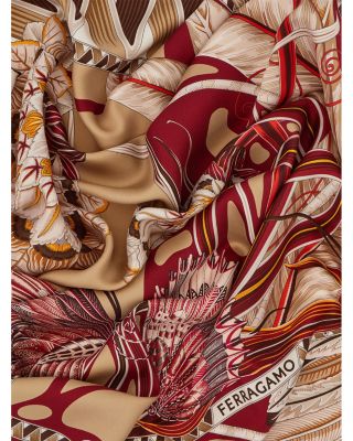 Giada Print Silk Scarf 