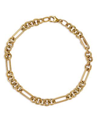 Bloomingdale's Fine Collection - Mixed Link Chain Bracelet in 14K Yellow Gold