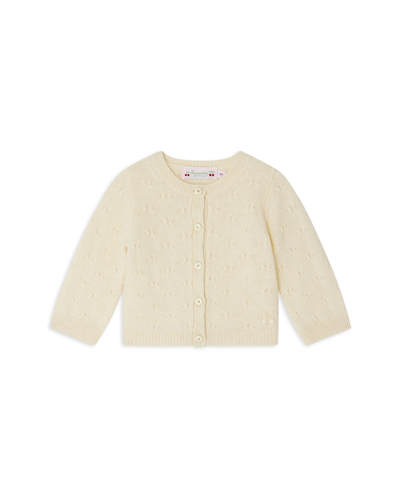 Bonpoint Girls' Tibile Cardigan - Little Kid In Neutral