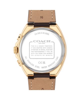 Jackson Leather Strap Watch, 44.1mm