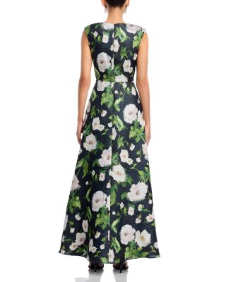 Printed Jacquard Ballgown 