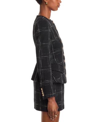 Ophelia Windowpane Tweed Jacket