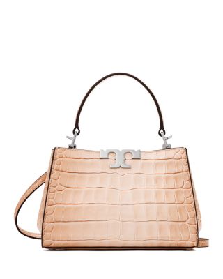 Tory Burch Eleanor Croc-Embossed Mini Satchel | Bloomingdale's