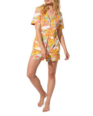 Cotton Knit Shorty Pajama Set