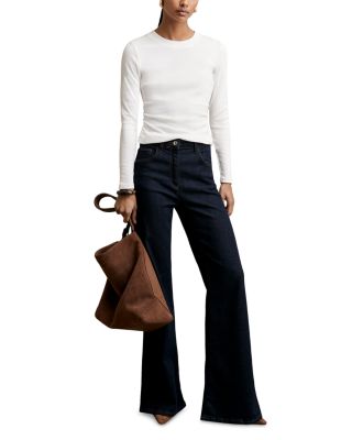 Ribbed Long Sleeve Tee