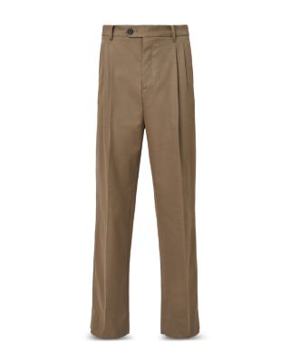Tallis Pleated Straight Fit Pants