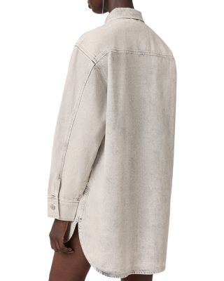 Faye Sparkle Denim Shirt Dress