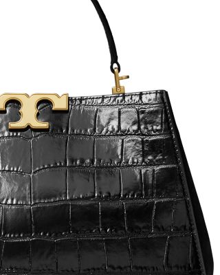 Eleanor Croc-Embossed Satchel