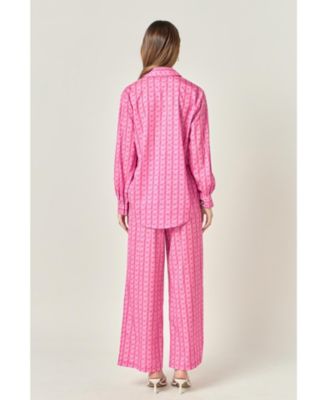  Women's Printed Long Pants