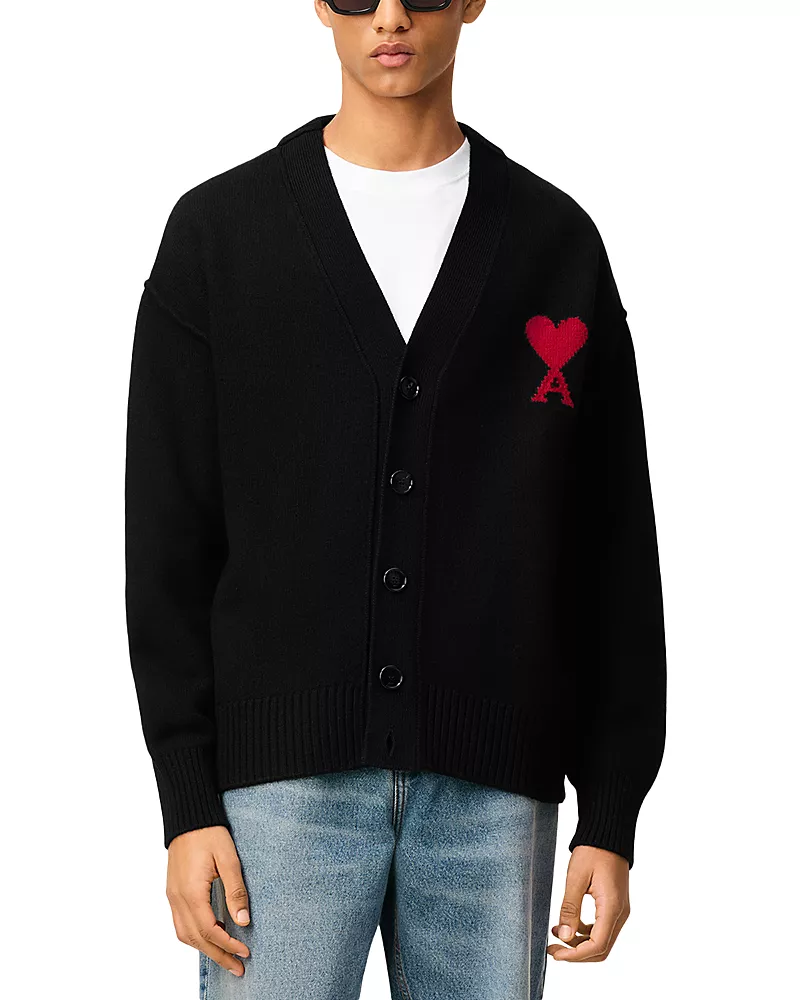 Ami Adc Cardigan Sweater