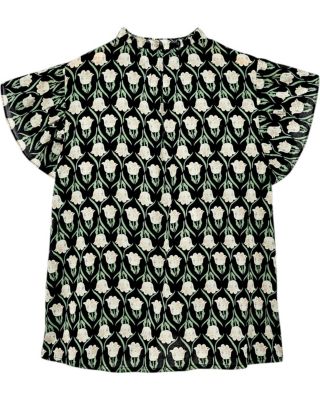  Women's Print Cotton Blouse