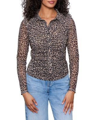 Sanctuary - Dreamgirl Cat Print Blouse