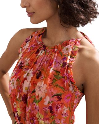 Zelah Floral Print Maxi Dress