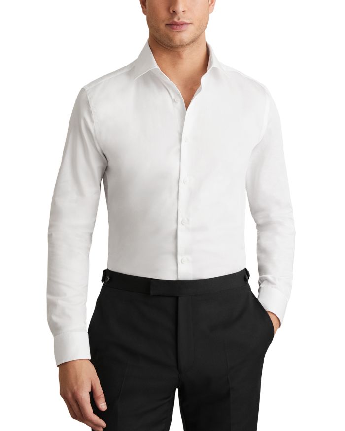 Remote Regular Fit Satin Cotton Shirt