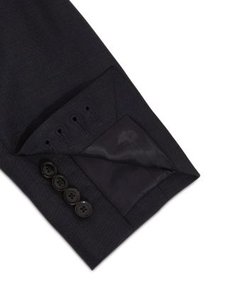 Slim Fit Prince of Wales Check Wool Blazer