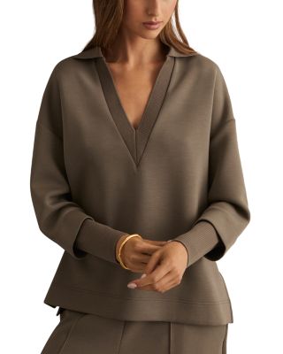 REISS - Bernie Polo Neck Sweatshirt