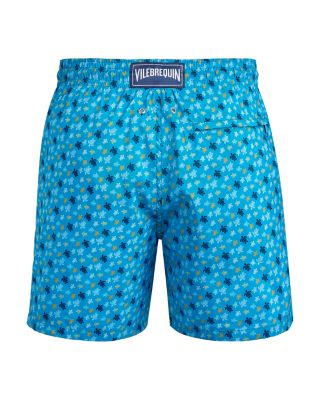 Mahina Micro Ronde Des Tortues Print 7" Swim Trunks