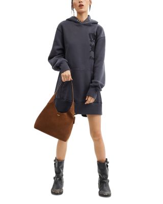 Brooklyn 28 Suede Shoulder Bag