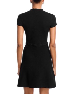 Boucl&amp;eacute; Mock Neck Mini Dress - Exclusive