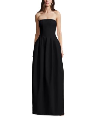 Solid Structured Gown