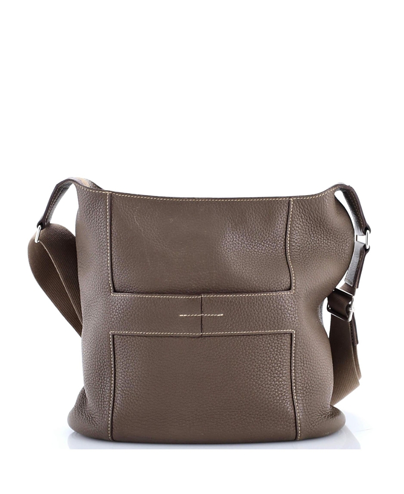 Pre-owned Pre-owned Hermes Hermes Pm Sac Good News Bag Leather In Gray