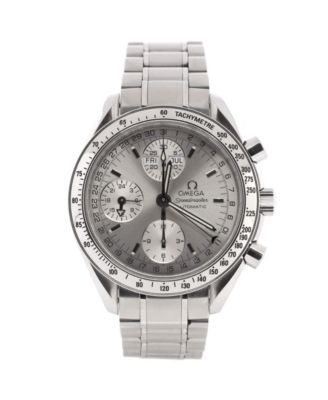 Pre-Owned Omega - Speedmaster Day-Date Chronograph Automatic Watch in Stainless Steel 39mm