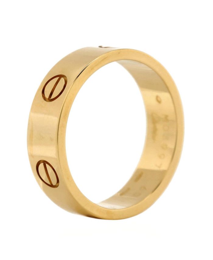 Love Band Ring 18K Gold