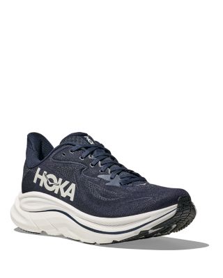 Men&#39;s Clifton 10 Sneakers in Navy White