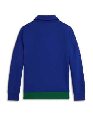 Boys' Big Pony Double Knit Collared Sweatshirt - Little Kid, Big Kid