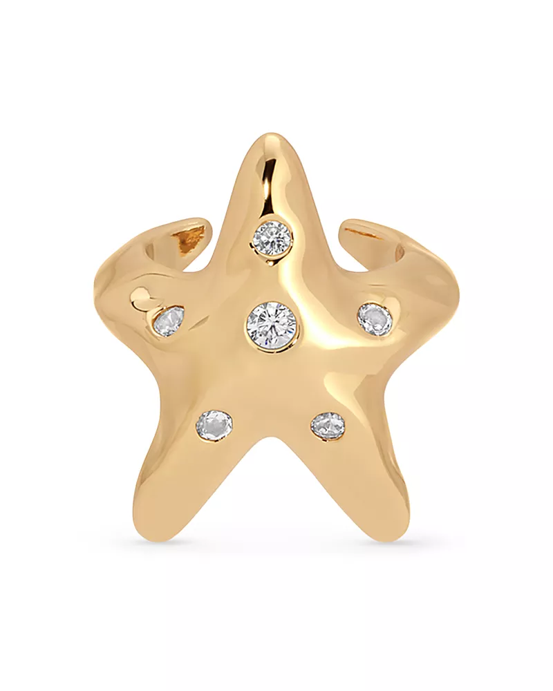 Ettika Pave Starfish Luxe Ear Cuff