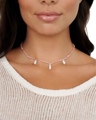 Ibiza Beaded Choker Necklace, 11.75&amp;quot;-17&amp;quot; 