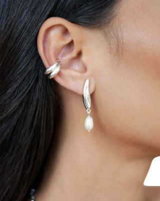 Liquid Luxe Cultured Freshwater Pearl Drop Earrings  