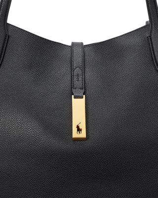 Polo Ralph Lauren Polo ID Leather Large Tote | Bloomingdale's