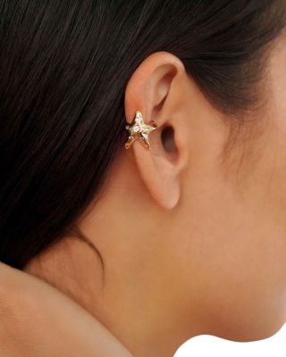 Pav&eacute; Starfish Luxe Ear Cuff  
