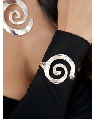 Aura Swirl Cuff Bracelet