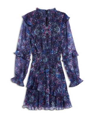 Girls' Ruffle Chiffon Mini Dress, Littie Kid, Big Kid - Exclusive