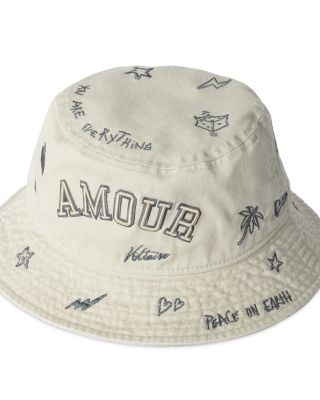 New Era x Zadig Tattoo Embroidered Bucket Hat
