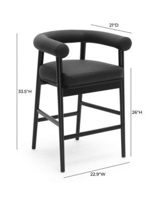 Spara Faux Leather Counter Stool