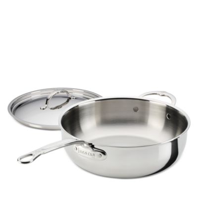 ProBond&amp;reg; Luxe 5-Quart Professional Clad Stainless Steel Essential Pan with Lid