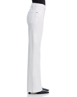 The Arrow High Rise Straight Jeans in White