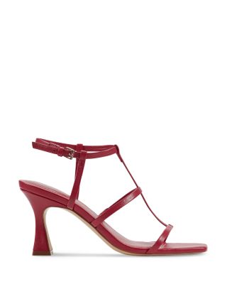 Women's Dennie Square Toe Strappy Mid Heel Sandals