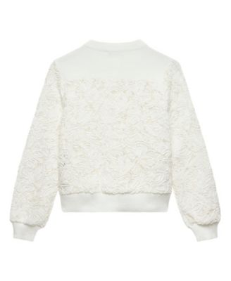  Women's Lace Mix Bomber Jacket