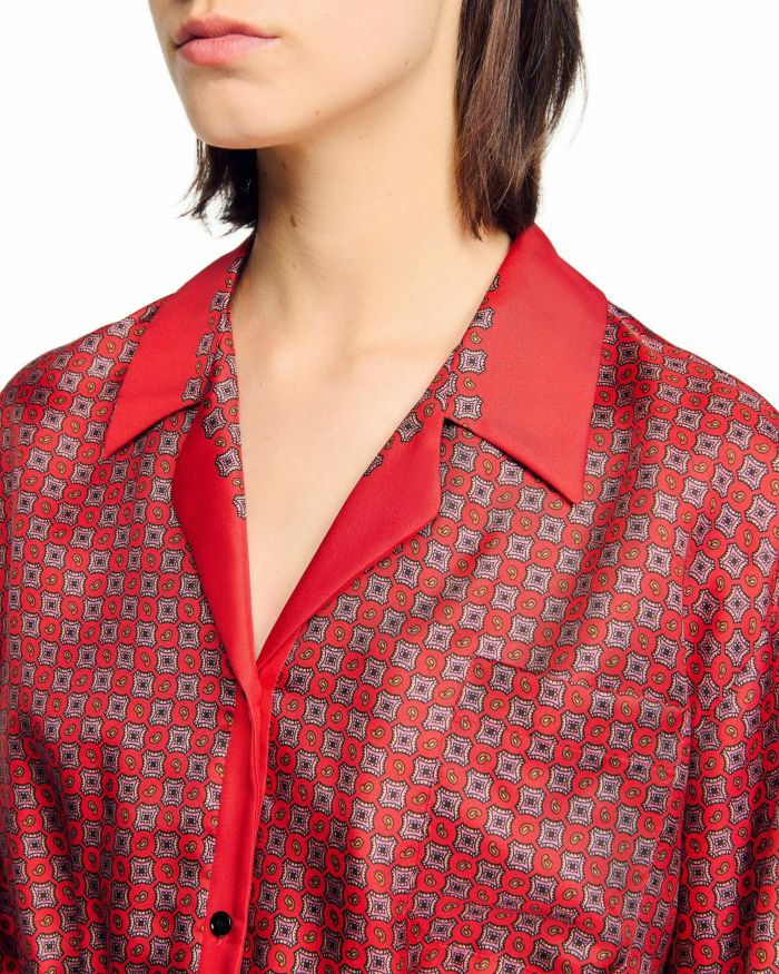 Scarf Print Shirt