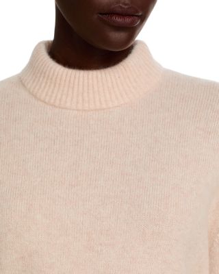 100% Cashmere Long Sleeve Mock Neck Pullover- Exclusive