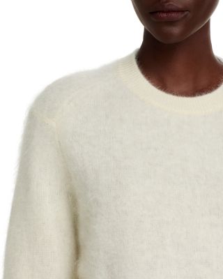 100% Cashmere Brushed Saddle Shoulder Sweater - Exclusive
