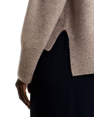 100% Cashmere Drop Shoulder Long Sleeve Crewneck Pullover - Exclusive