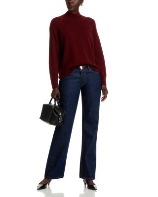 100% Cashmere Mock Neck Sweater - Exclusive